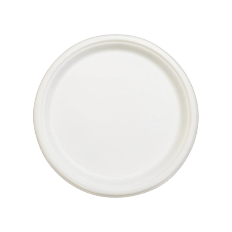 Biodegradable 12" Round Plates 500/Cs