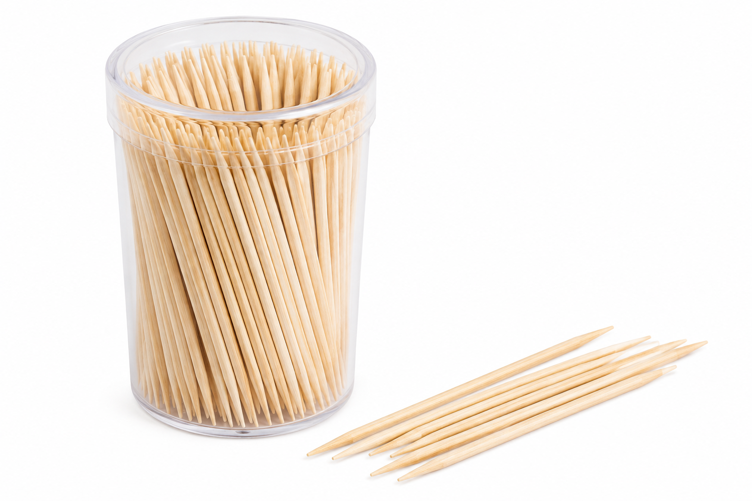 Toothpicks 2-POINT Wooden - 1000 Counts