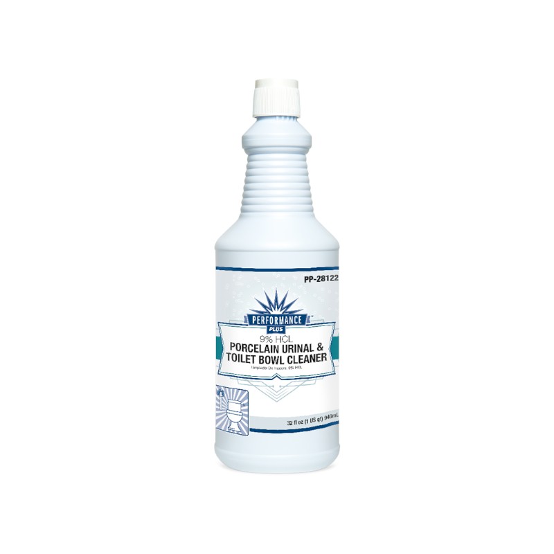 Performance Plus Toilet Bowl Cleaner 9% HCL 1 Quart 12 / cs