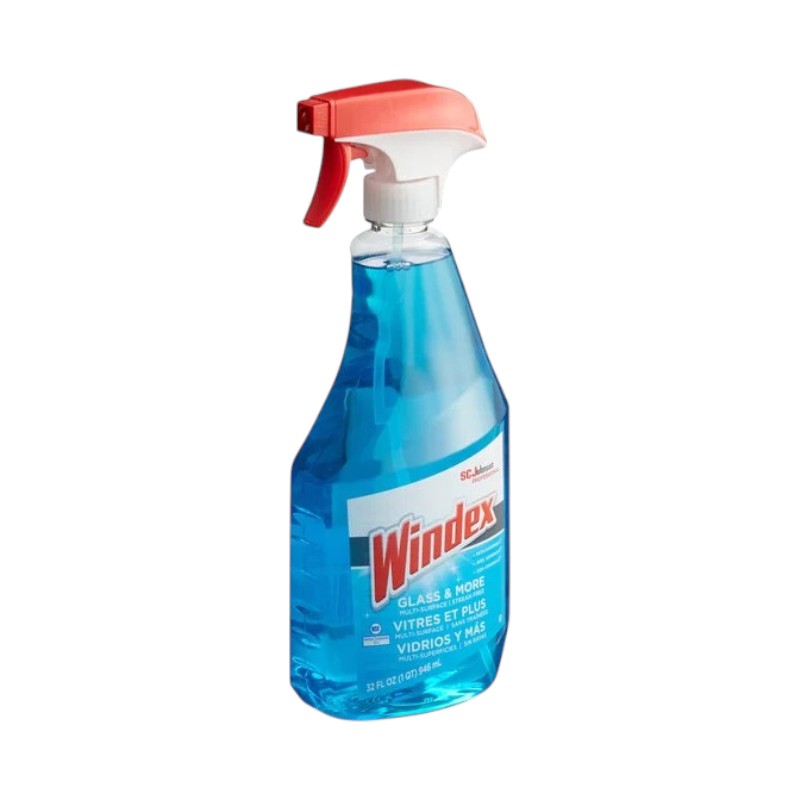 WINDEX AMMONIA -D FRESH GLASS CLEANER 32OZ BLUE 8/CS