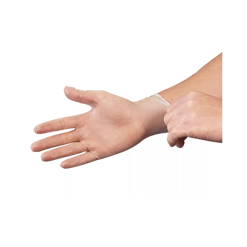 NITRILE GLOVES CLEAR MEDIUM 1000/CS