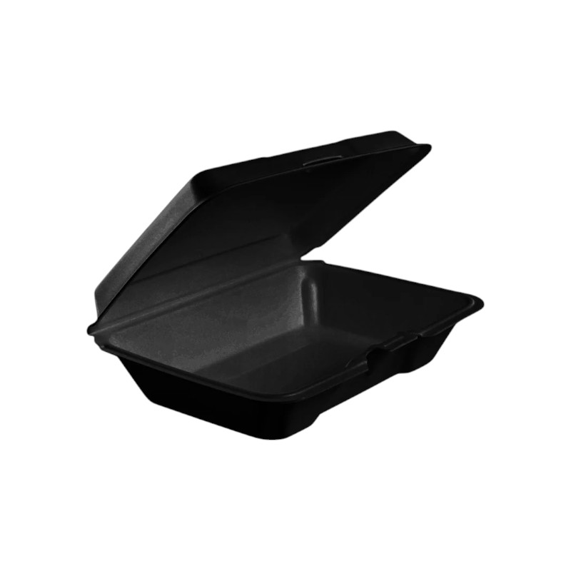 ECOPAX - BLACK 9X6X3 FOAM CONTAINER 200/CASE