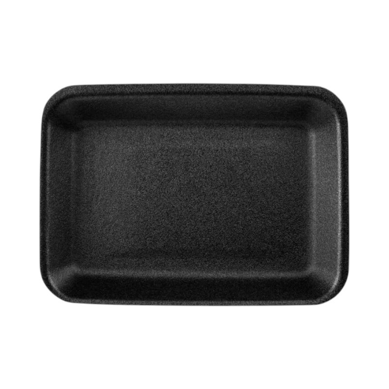 2PL BLACK FOAM TRAY / MEAT TRAY 400/CS