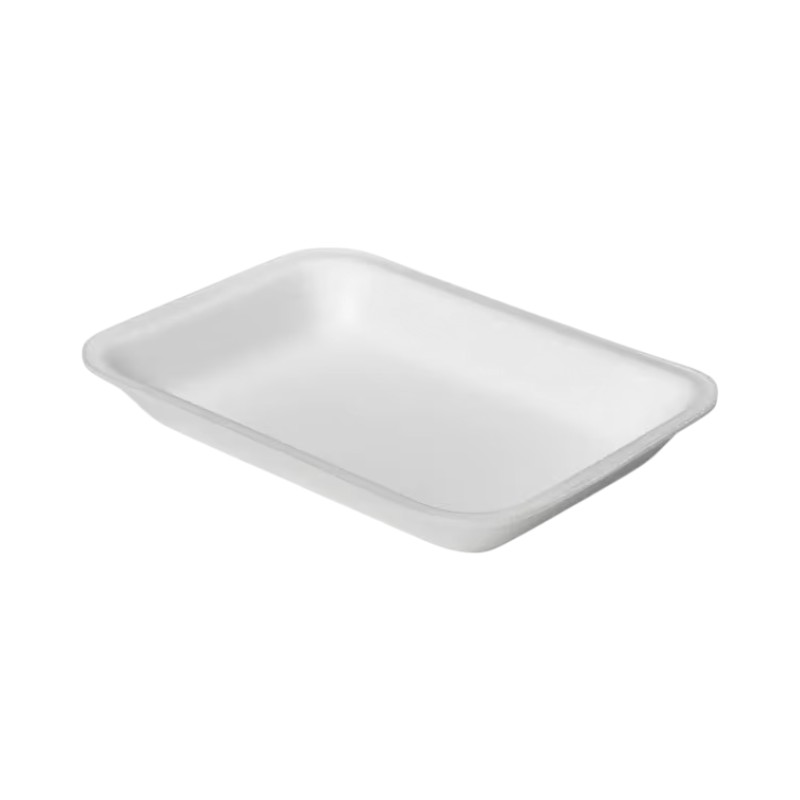 2PL WHITE FOAM TRAY / MEAT TRAY (500/CS)