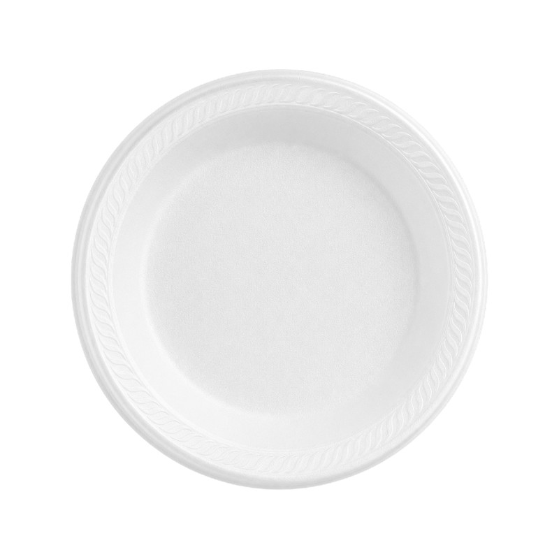ECOPAX - PLATES 6" WHITE FOAM 1000/CS