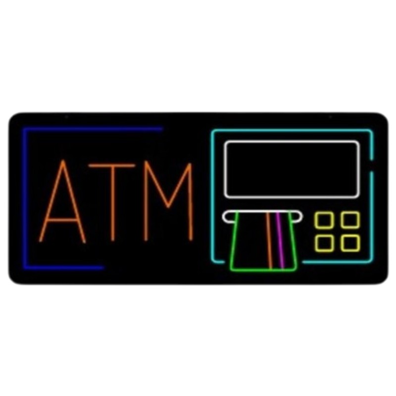 ATM - LED Sign - 1CT - 35×17.5 inch
