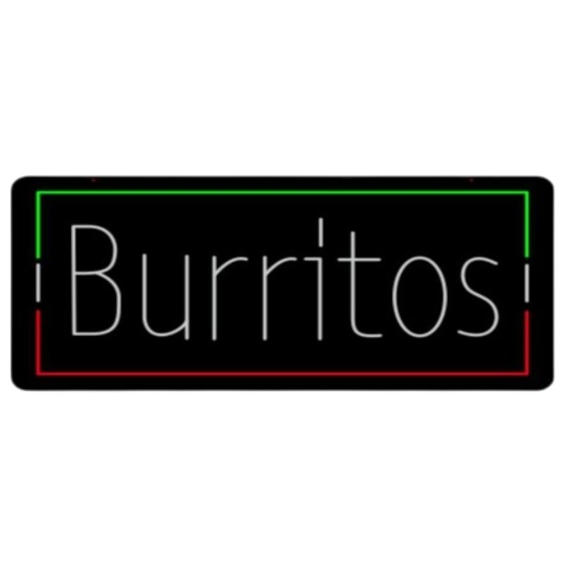 Burritos - LED Sign - 1CT - 35×17.5 inch