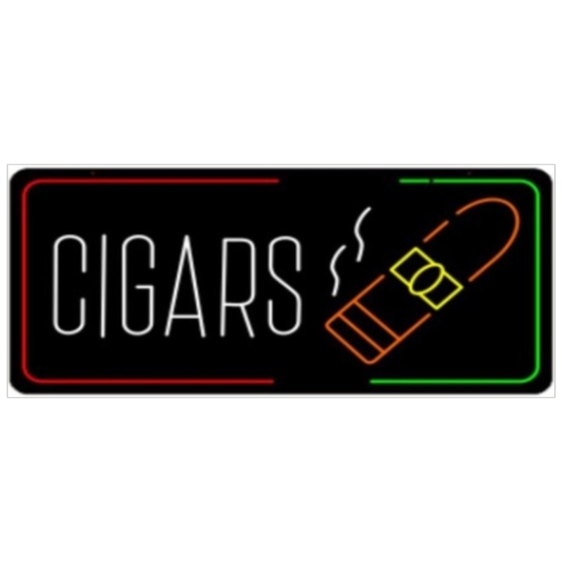 Cigars - LED Sign - 1CT - 35×17.5 inch