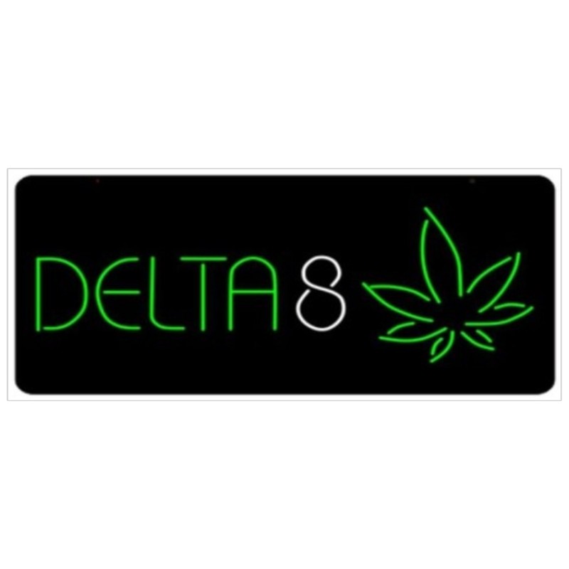 Delta8 - LED Sign - 1CT - 35×17.5 inch