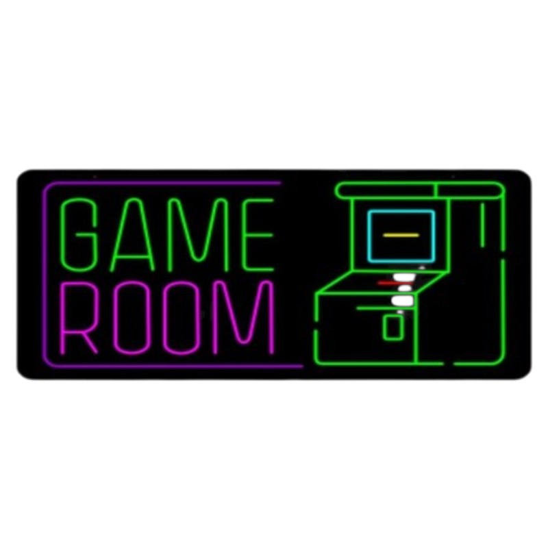 Game Room - LED Sign - 1CT - 35×17.5 inch