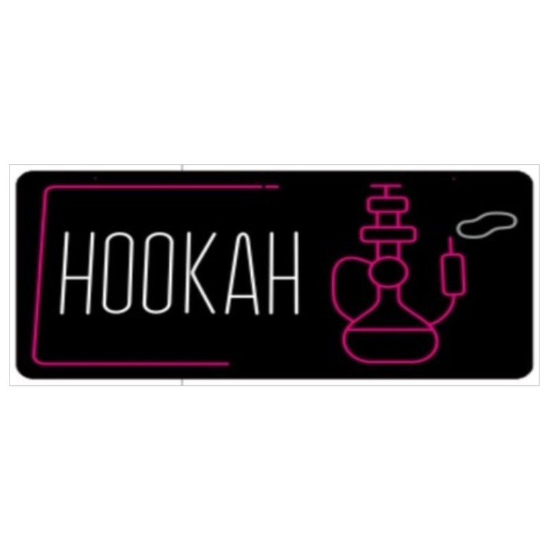 Hookah - LED Sign - 1CT - 35×17.5 inch