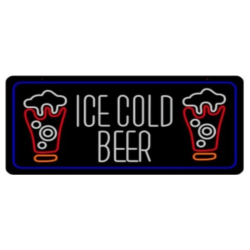 Ice Cold Beer - LED Sign - 1CT - 35×17.5 inch
