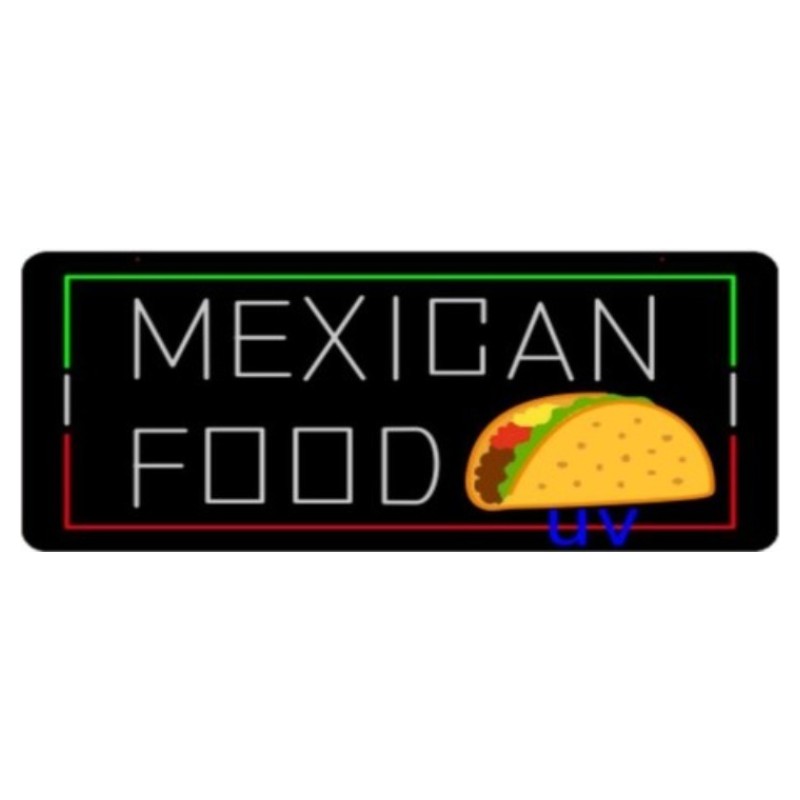 Mexican Food - LED Sign - 1CT - 35×17.5 inch