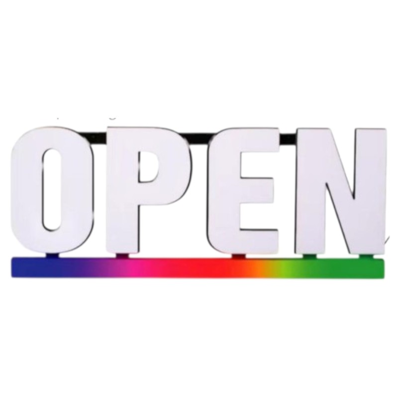 Open - LED Sign - 1CT - 30×12 inch