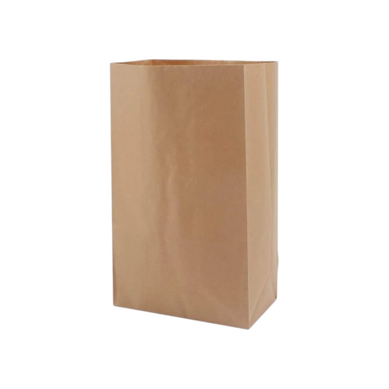 Kraft Bag 20lb (70221) No Handle 8X5X13 - 400/CS