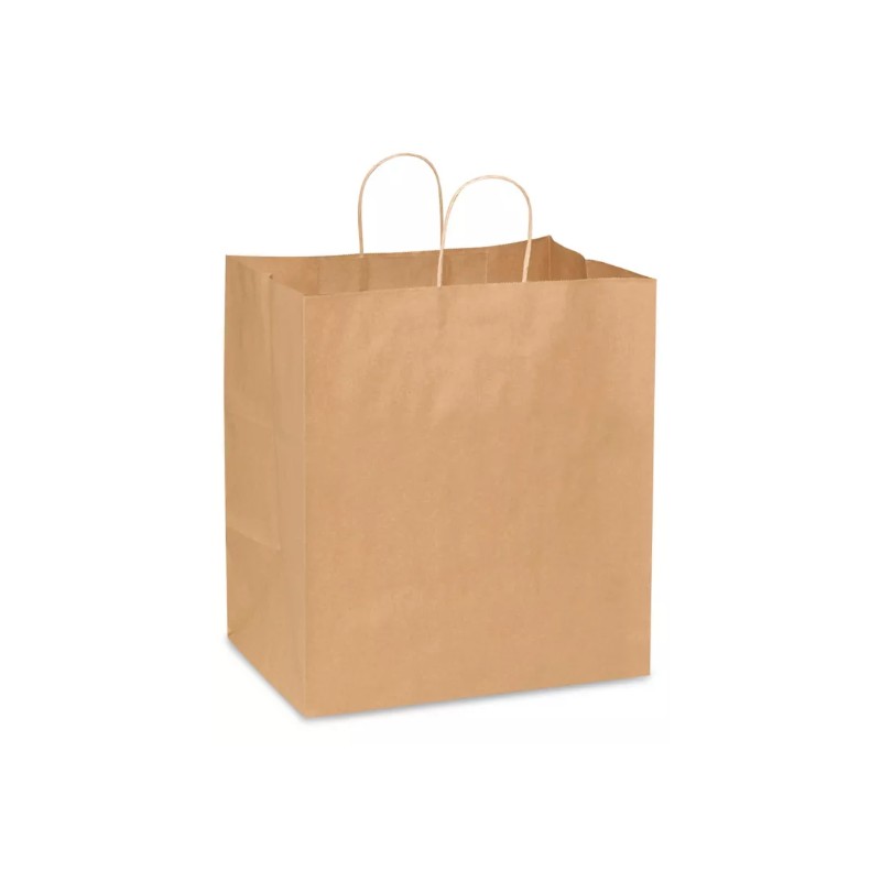 MARK Kraft Bag with Handle SUPER ROYAL 14X10X16 - 200/CS