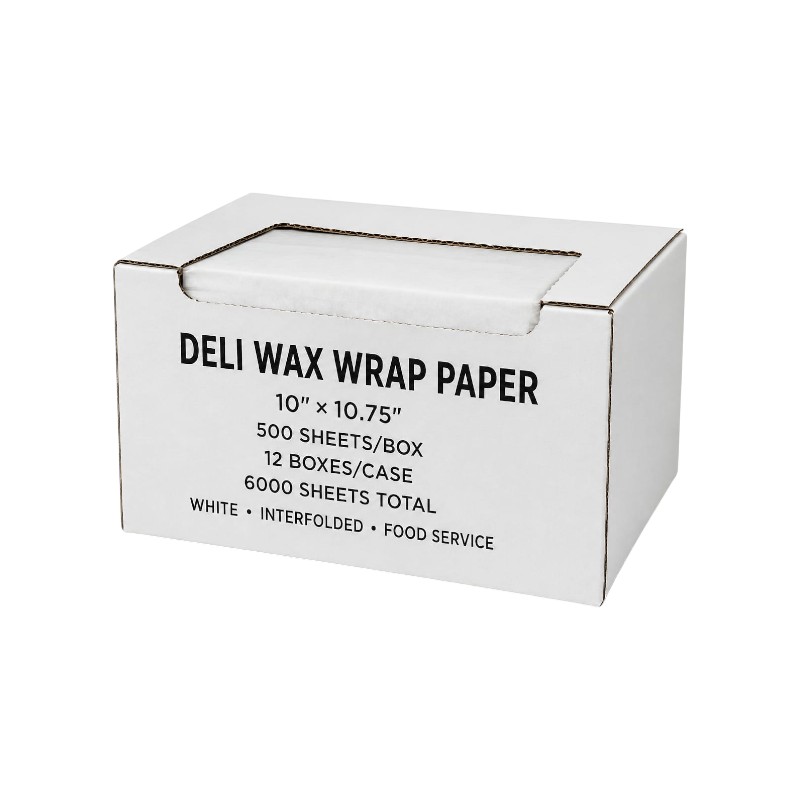 10"x10.75" Senior Deli Wax Wrap Paper 6000/Cs
