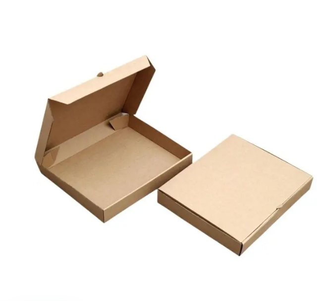 NEMCO PIZZA BOX 10X10X2 KRAFT PLAIN / KRAFT B FLUTE 50/CS