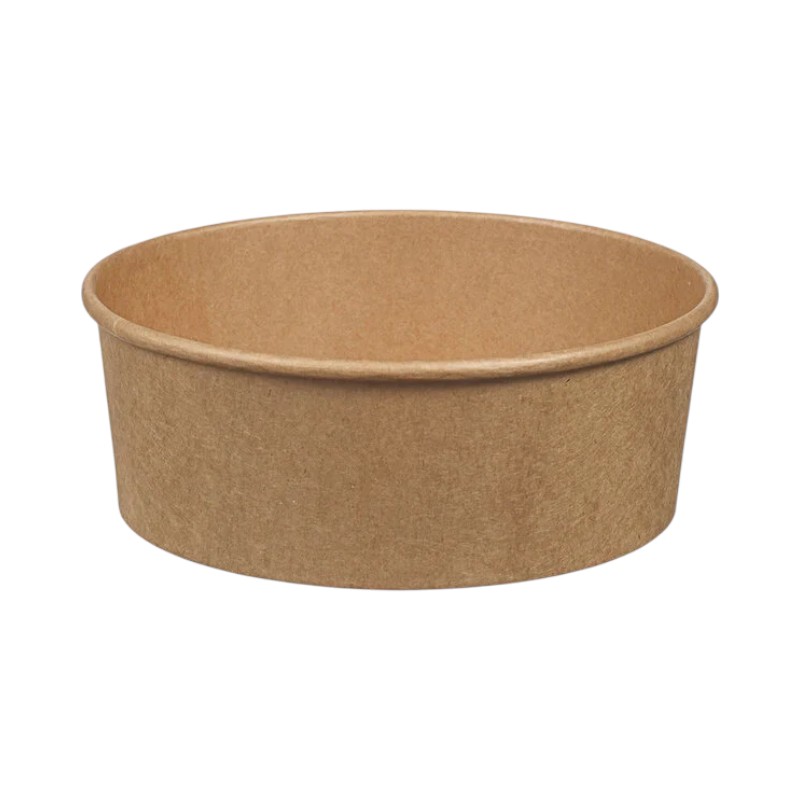 Salad Bowl 43oz (1300ML) Kraft Round 300/Cs