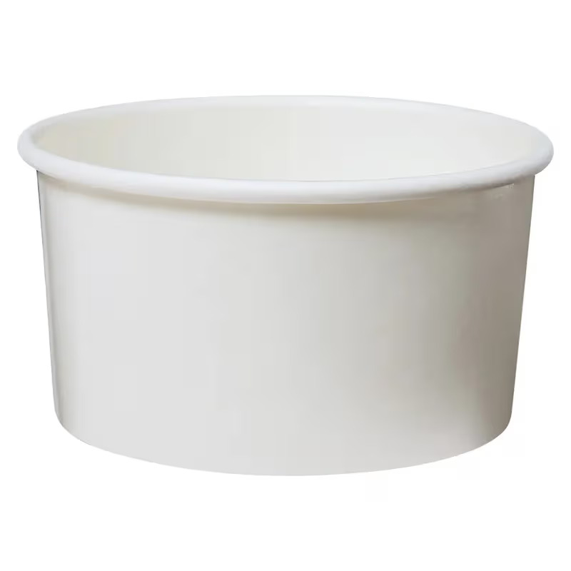 HQ Paper Food / Soup Container Bulk 6 oz White 1000/CS