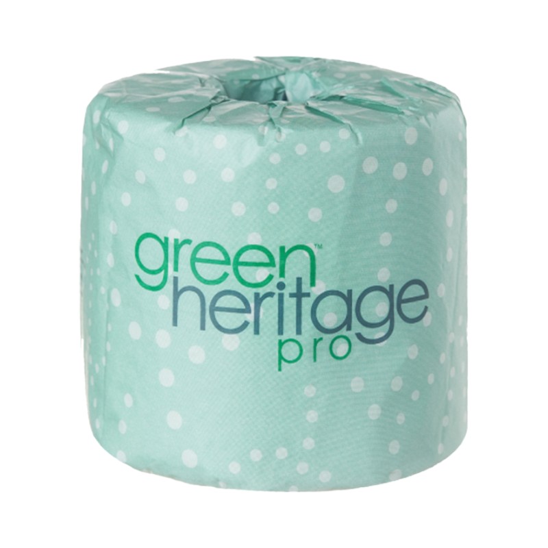 GREEN HERITAGE PRO BATH TISSUE 4 X 3.1 2-Ply 400 / ROLL (96/CS)