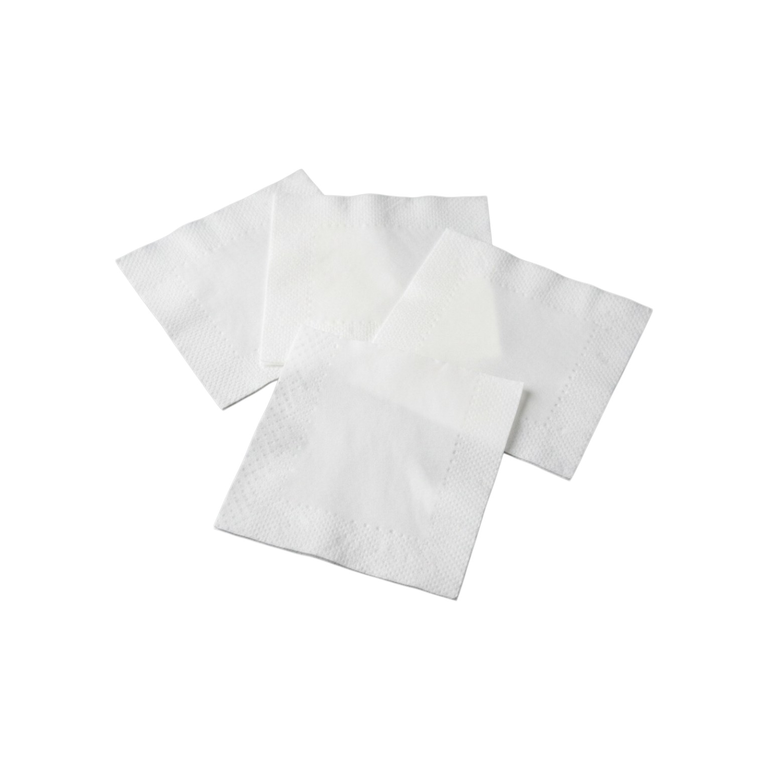 Beverage Napkins 9X9 IN White 1 Ply 500/8 Packs - 4000/Case
