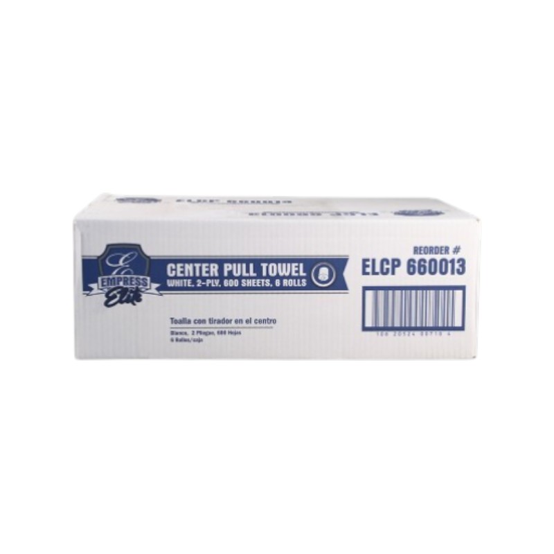 EMPRESS ELITE CENTERPULL WHITE TOWEL 2 PLY 600 SHEETS