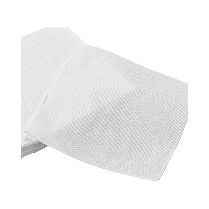BIOCEAN LUNCH NAPKIN 12X12 1/4 FOLD WHITE 6000/CS