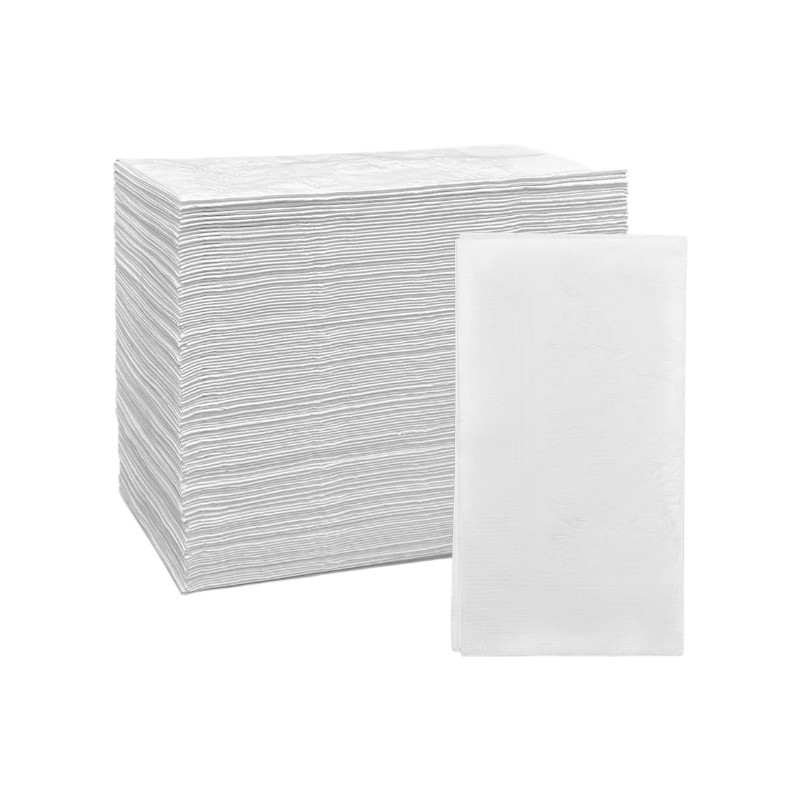 BIOCEAN - PAPER DINNER NAPKIN HEAVY DUTY 15 X 17 WHITE (3000/CS)