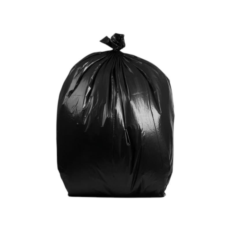 MARK EXTRA STRONG TRASH BAG / CAN LINER BLACK 38 X 58 1.50MIL 60 GALLONS 100/CS