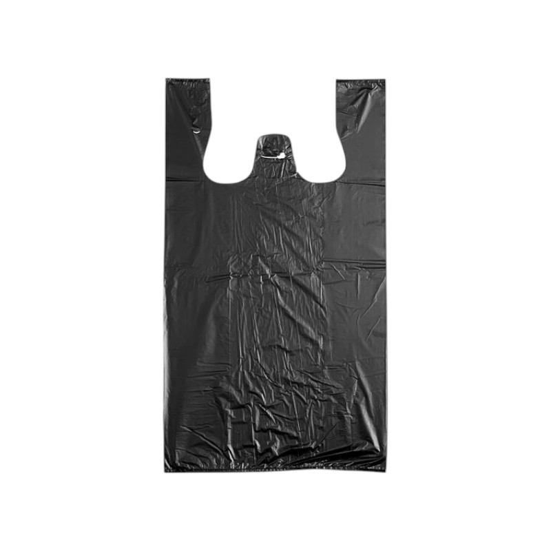 PLASTIC - MARK 1/6 LIQUOR BAGS BLACK 24 MICRONS 350/CS