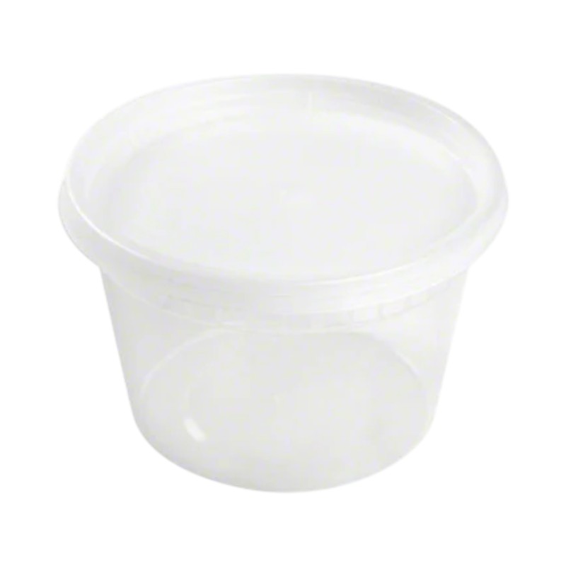 EMPRESS Heavy Duty Deli Containers 16oz Clear Combo Pack - 240/Cs
