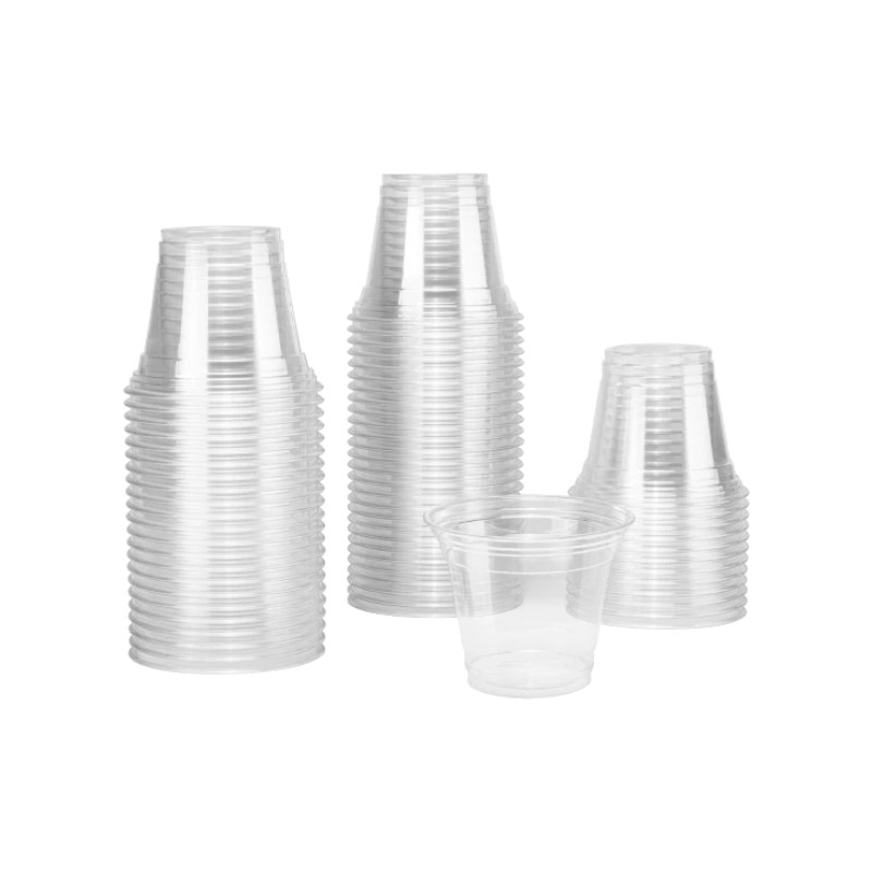 PET Cold Cups 9oz 82mm NO LID - 1000/CS
