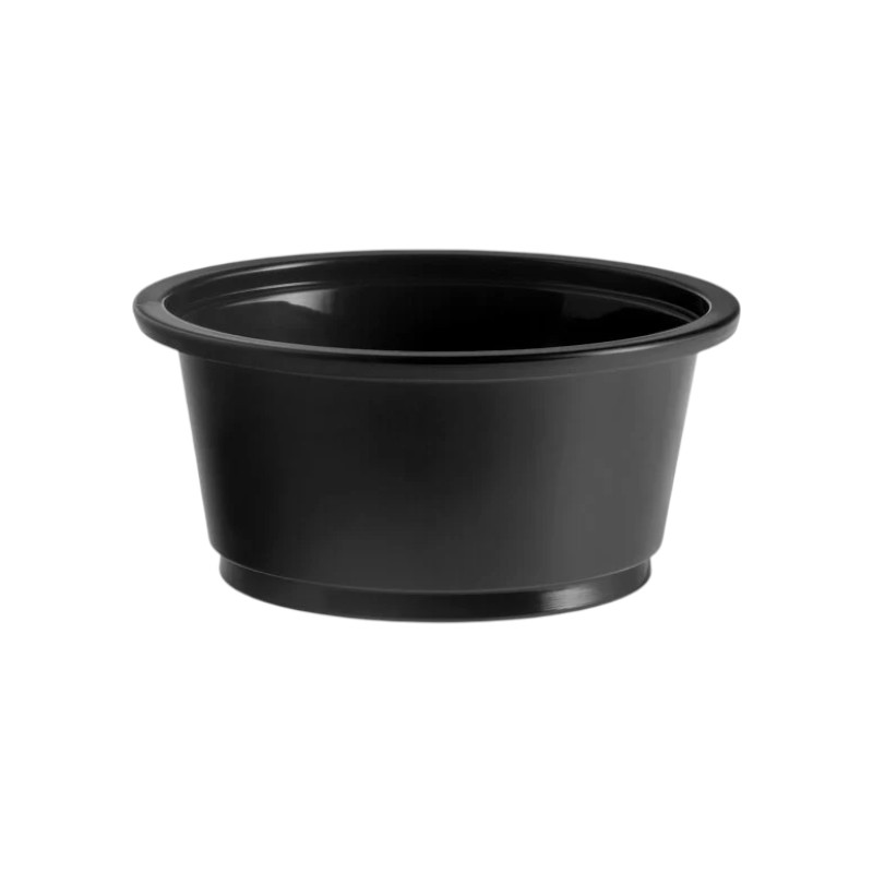 2oz Portion Cups Black 2500/Cs