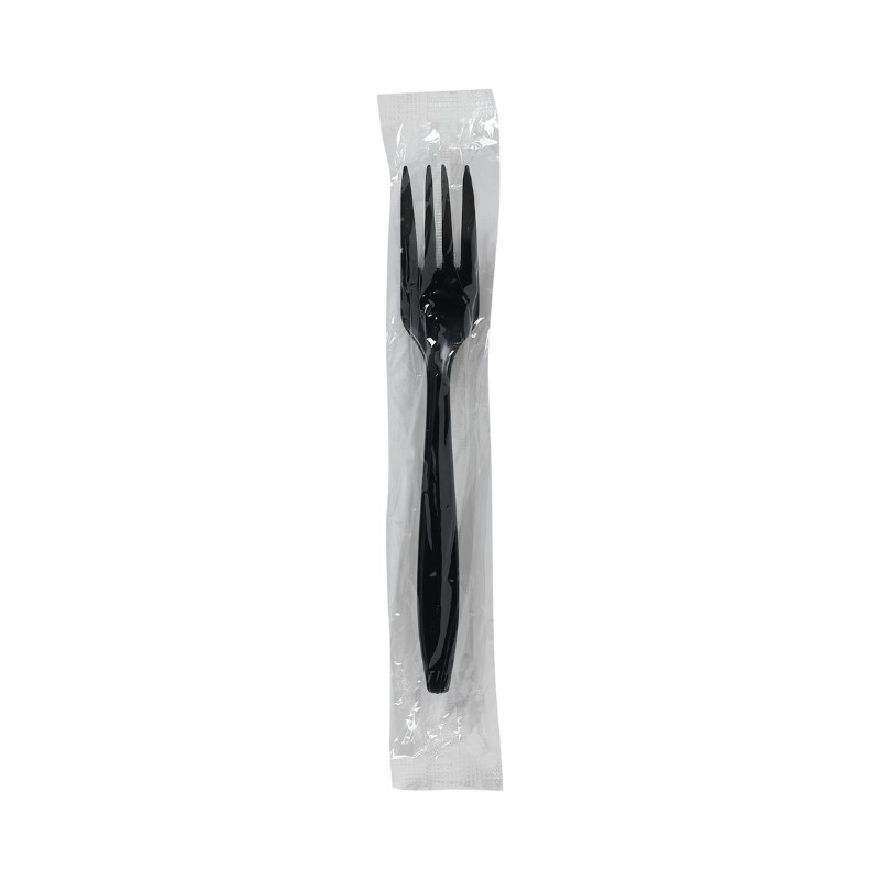 Fork Individually Wrapped Heavy Black - 1000/CS