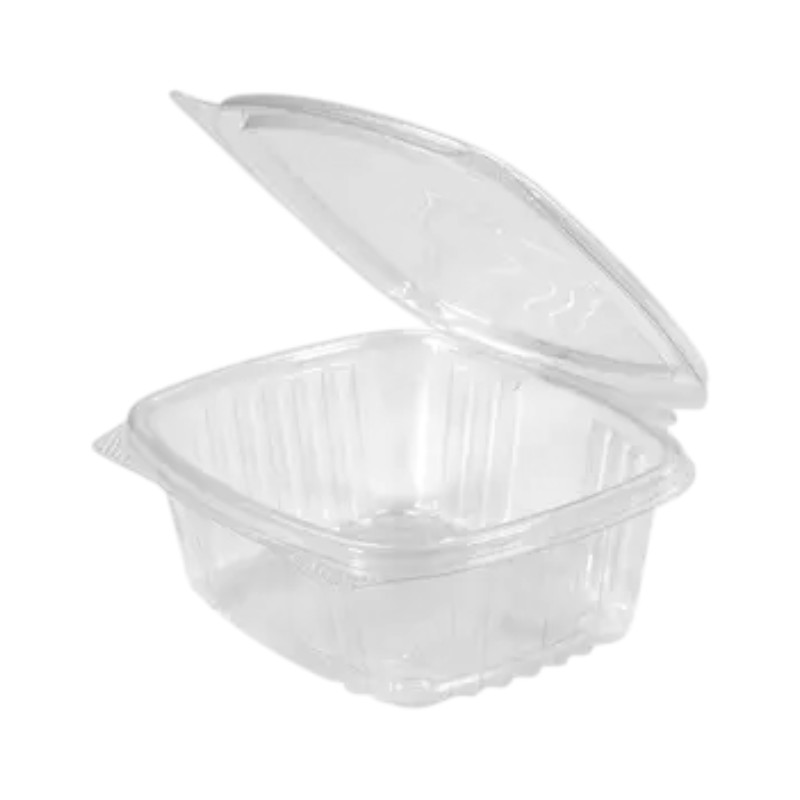 GENPAK AD12 12OZ CLR HINGED LID CONTAINER 200/CS