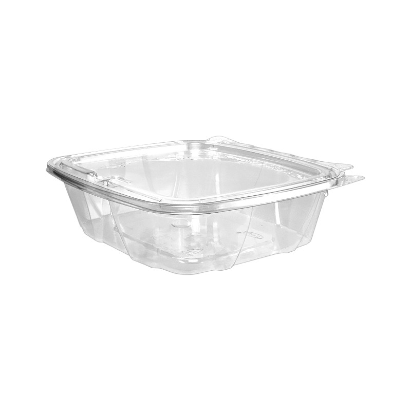 DART CH24DEF 24OZ PET CLR HINGED CONTAINER (200C/S)