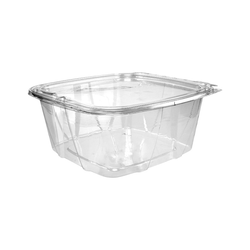 DART CH64DEF 64OZ PET CLR HINGED LID CONTAINER 200/CS