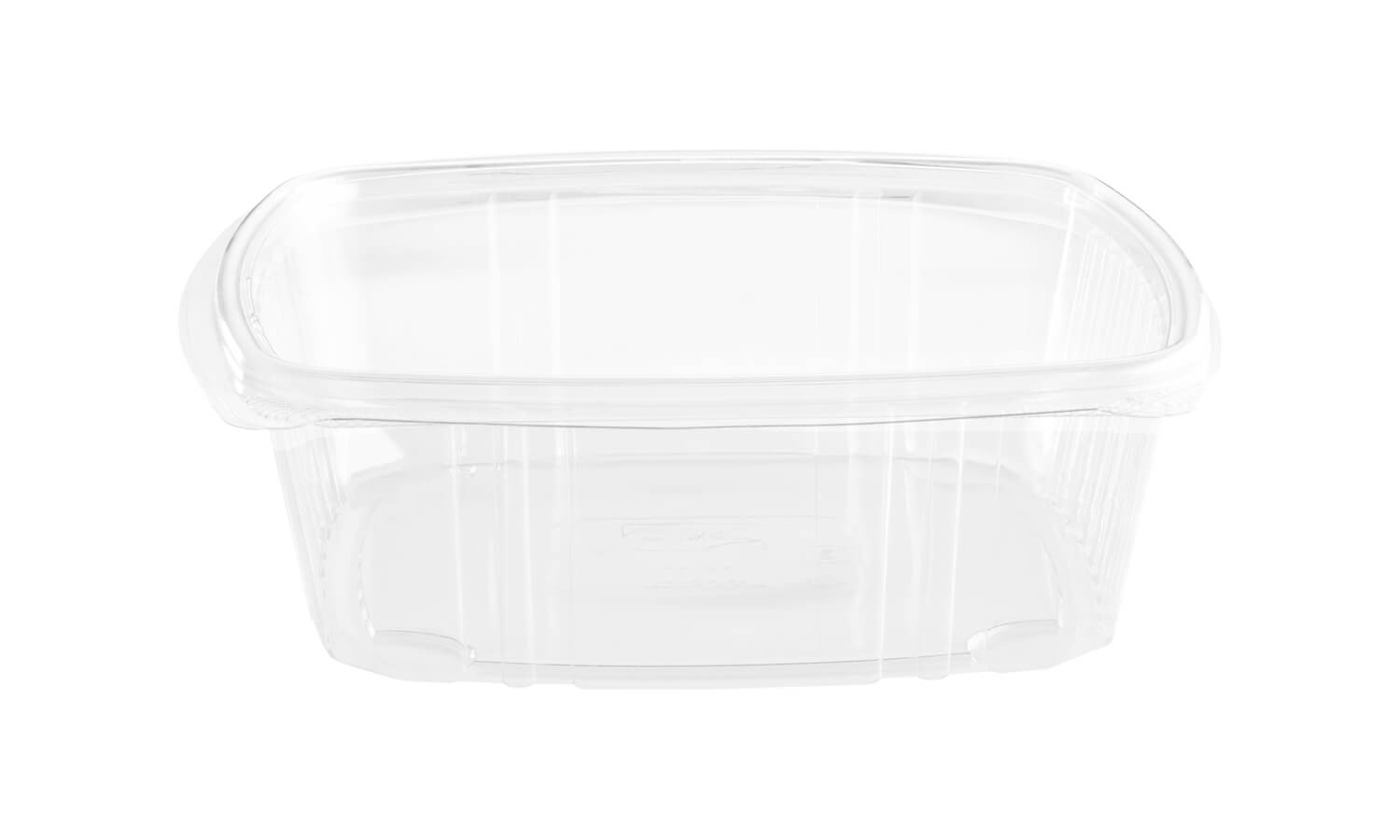 DARNEL SelloPlus® Square Clear Plastic Hinged Deli Containers 48OZ - 200/CS
