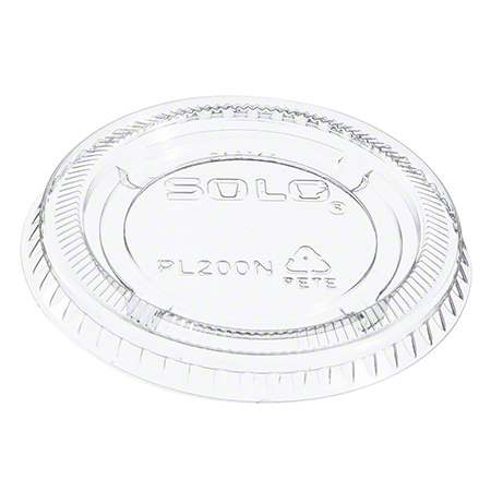 1.5 - 2 OZ Crystal Ware Portion Cup Lid Only - Medium 2500 C/S