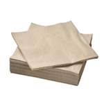 1-Ply Dinner Napkin, White — 3000/case
